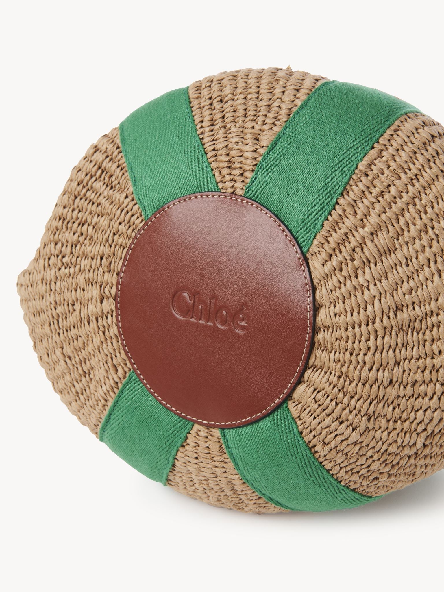 Grand sac panier Woody - Vert Orange