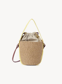 Petit sac panier Woody - Yellow & Beige