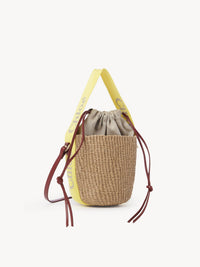 Petit sac panier Woody - Yellow & Beige