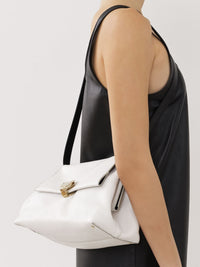 Pochette Penelope en cuir - White