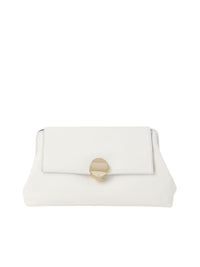 Pochette Penelope en cuir - White