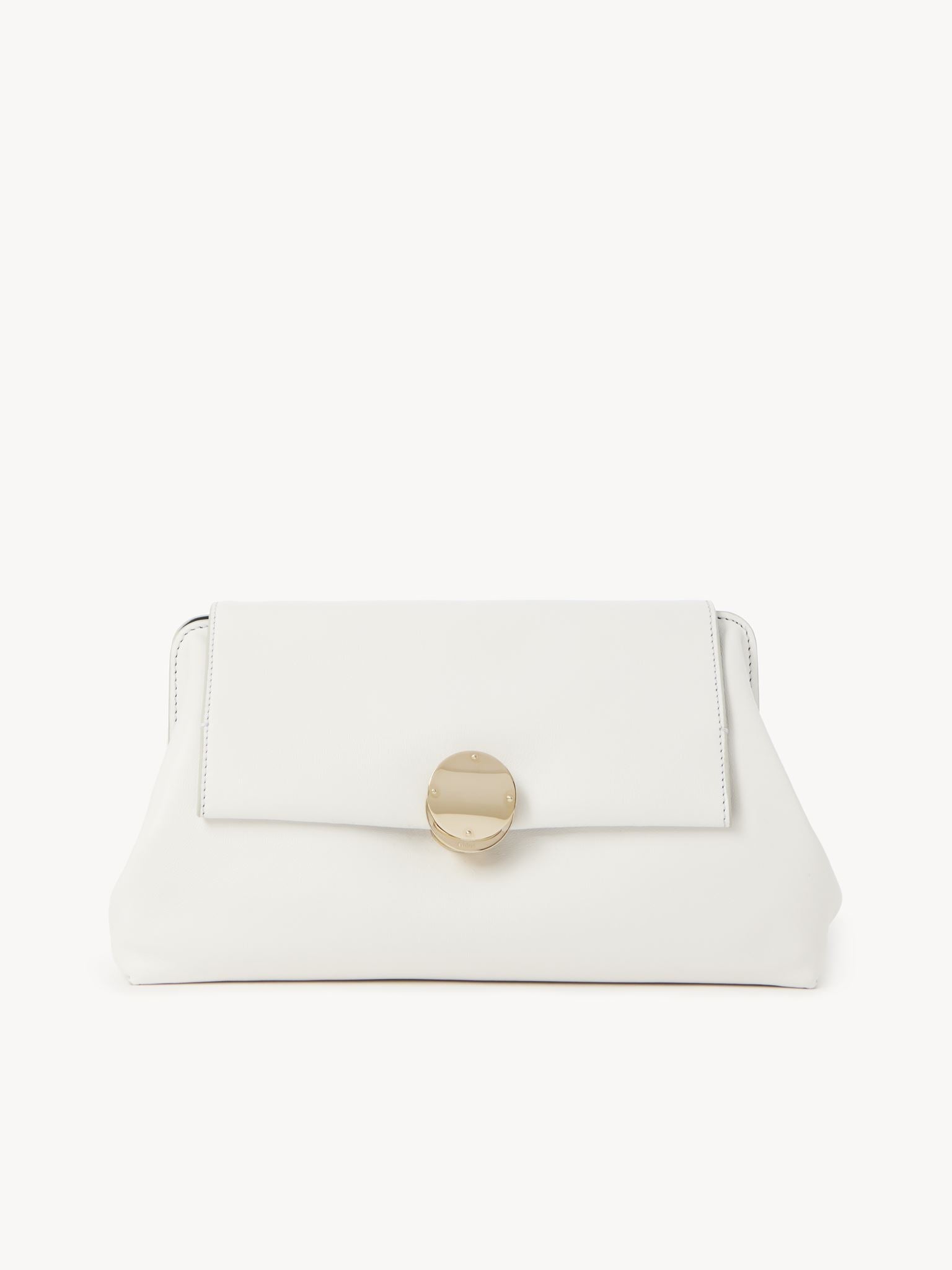 Pochette Penelope en cuir - White