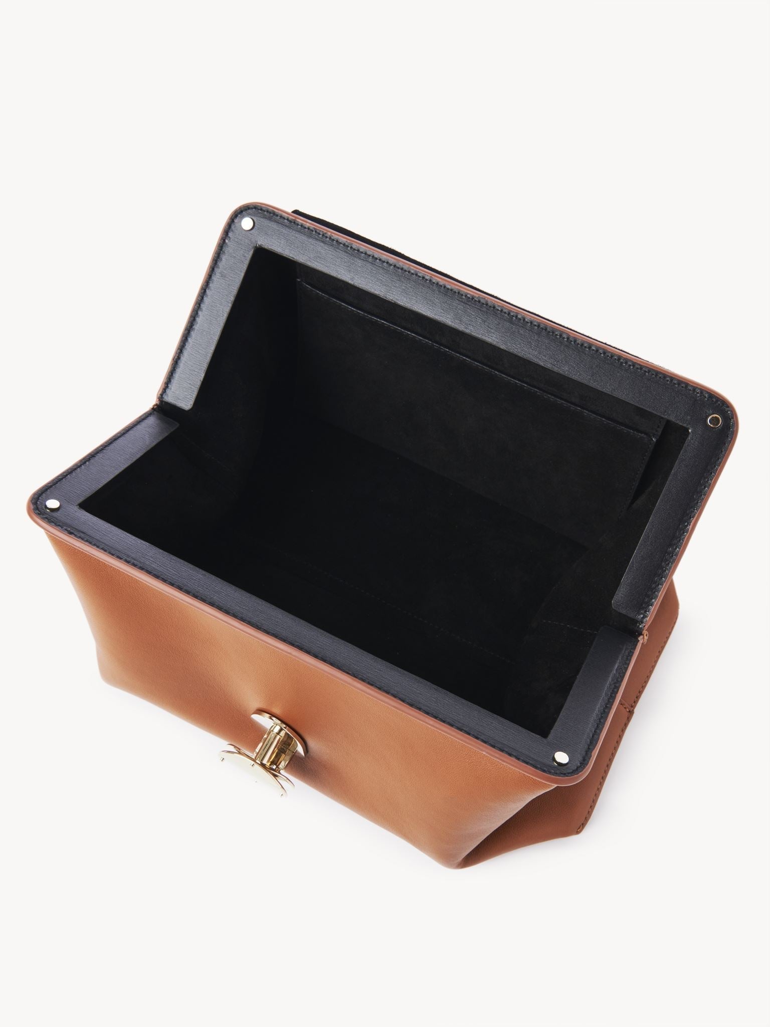 Pochette Penelope en cuir - Caramel