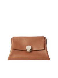 Pochette Penelope en cuir - Caramel