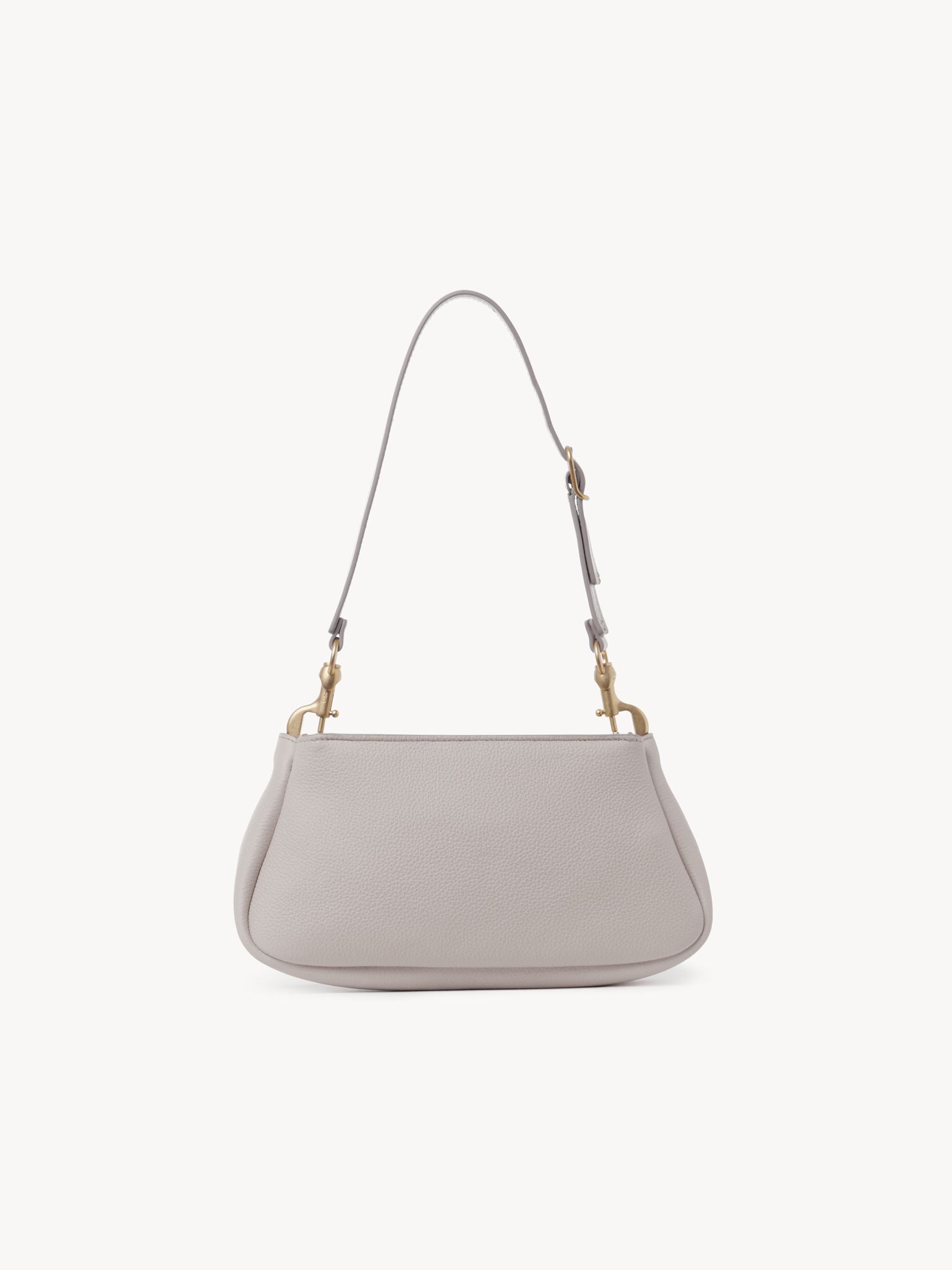 Petite pochette à bandoulière Marcie en cuir - Wild Grey