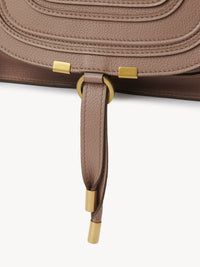 Petit sac double porté Marcie en cuir - Woodrose