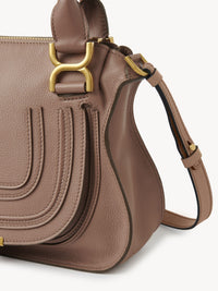 Petit sac double porté Marcie en cuir - Woodrose