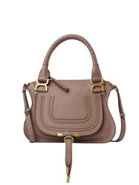 Petit sac double porté Marcie en cuir - Woodrose