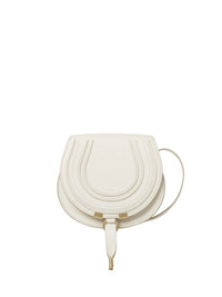 Petit sac porté épaule Marcie en cuir - Ivoire Brumeux