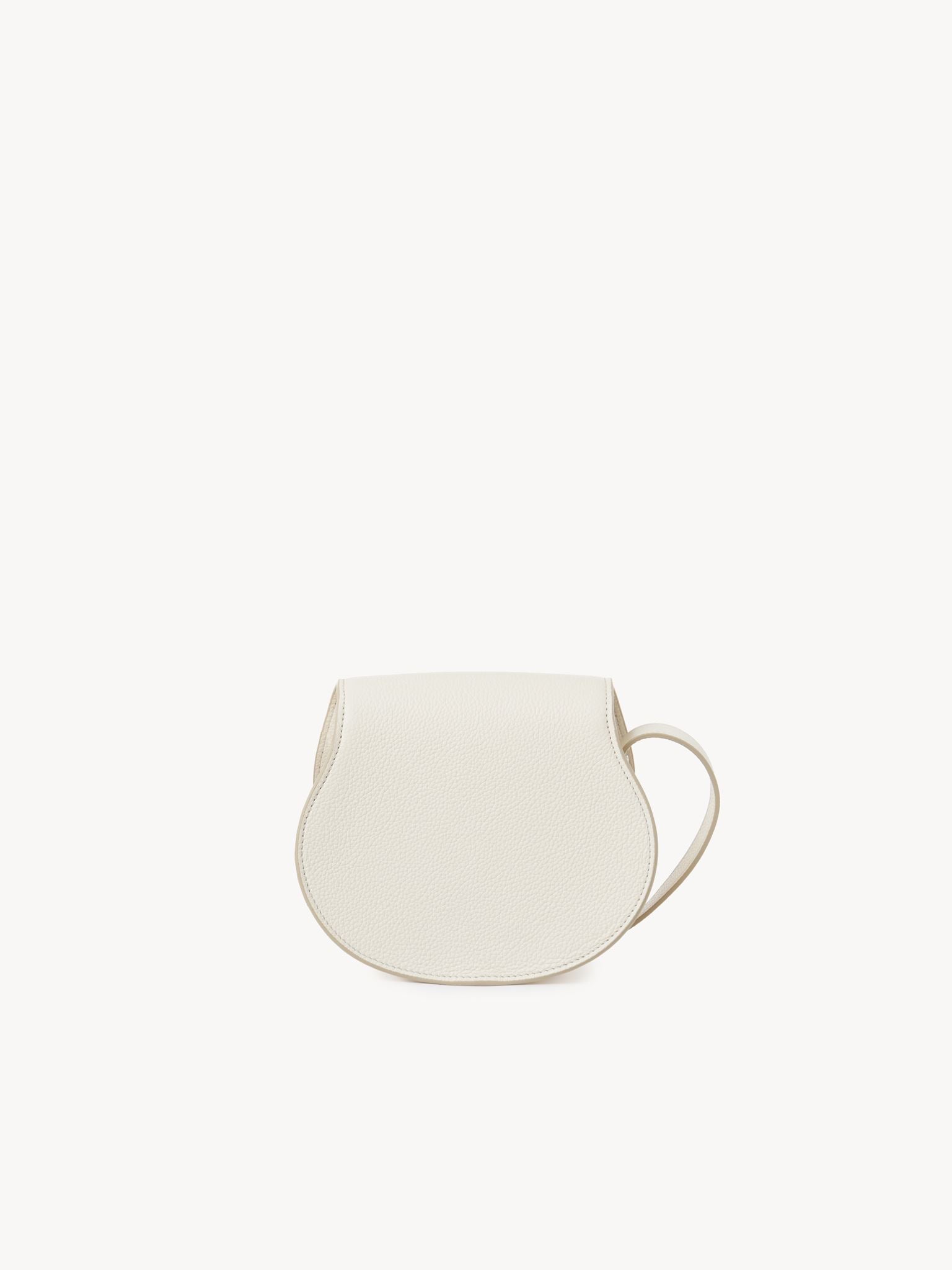 Petit sac porté épaule Marcie en cuir - Ivoire Brumeux