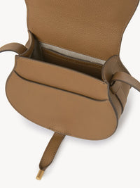 Petit sac porté épaule Marcie en cuir - Pottery Brown