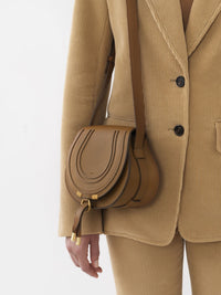 Petit sac porté épaule Marcie en cuir - Pottery Brown
