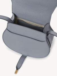 Petit sac porté épaule Marcie en cuir - Storm Blue