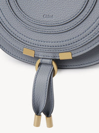 Petit sac porté épaule Marcie en cuir - Storm Blue