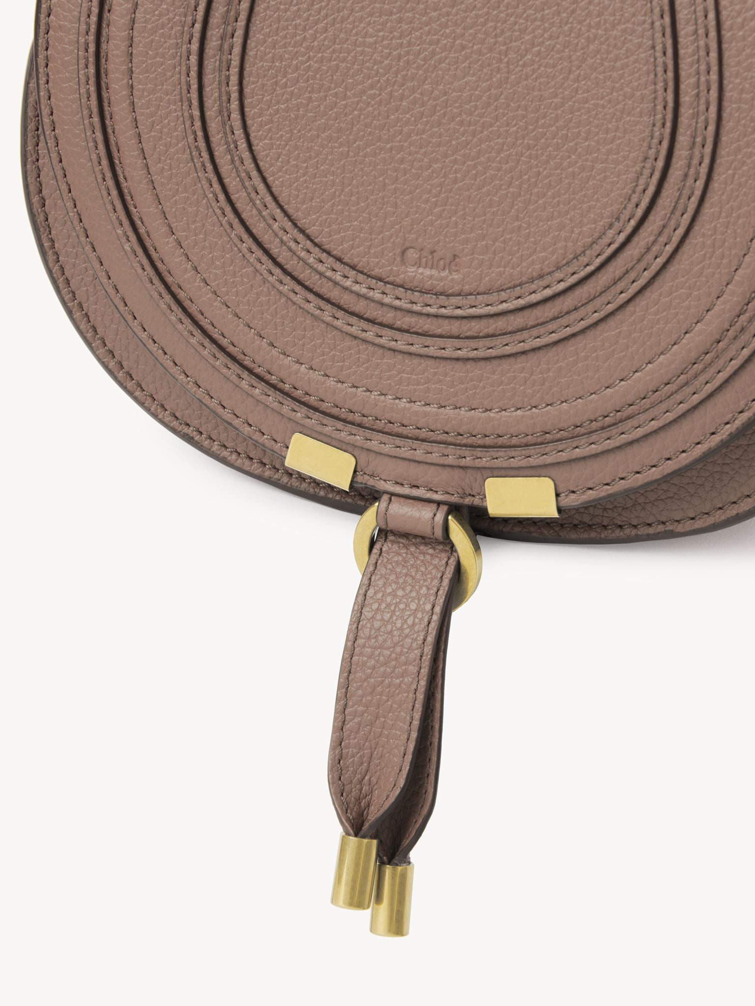Petit sac porté épaule Marcie en cuir - Woodrose
