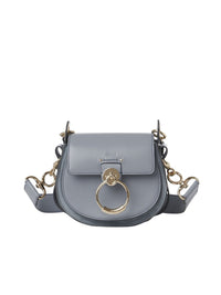 Petit sac Tess à bandoulière en cuir - Storm Blue