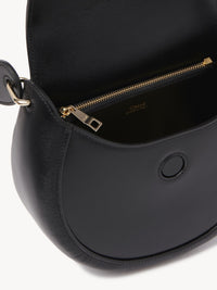 Petit sac porté épaule Arlène en cuir - Black