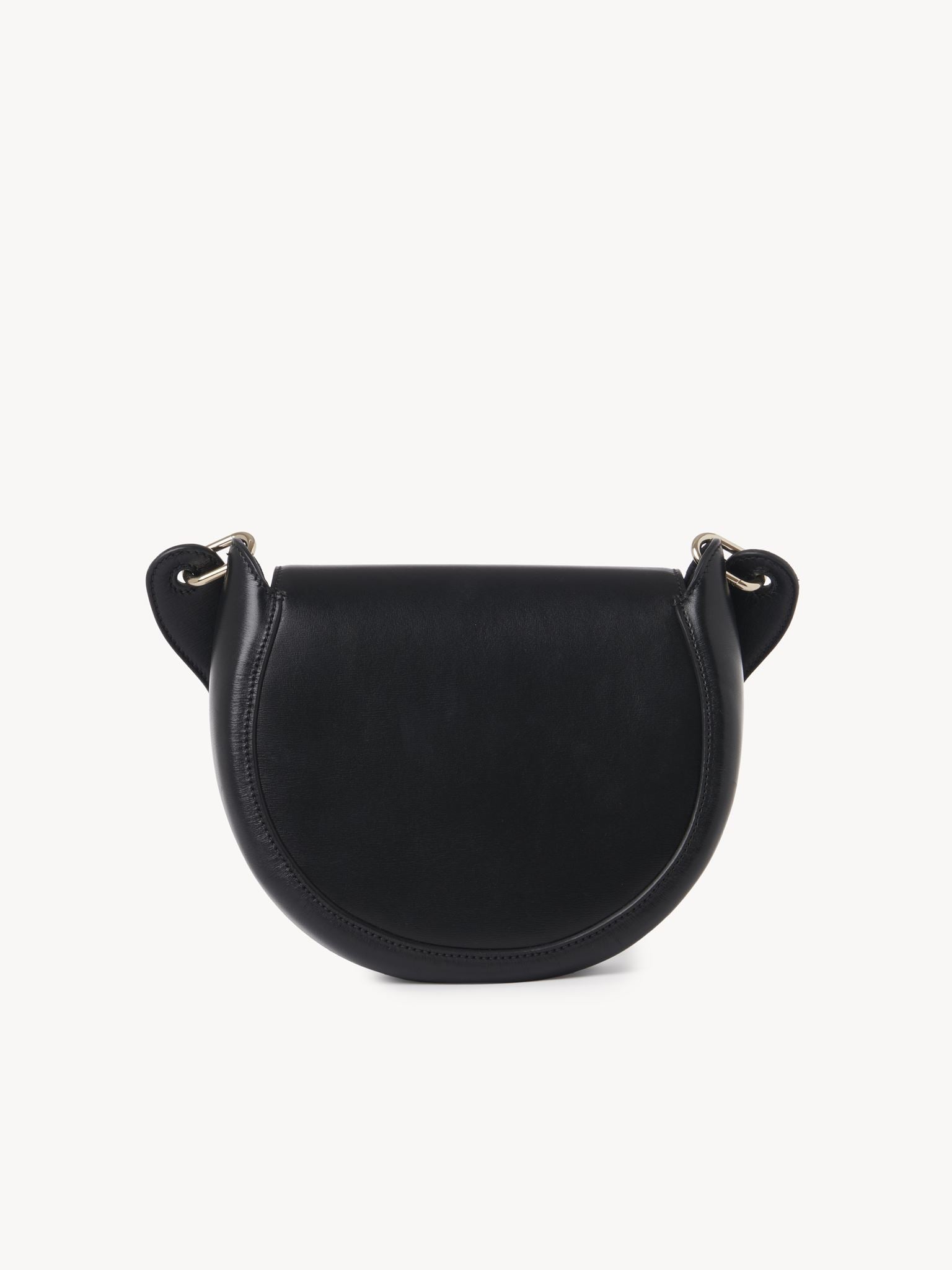 Petit sac porté épaule Arlène en cuir - Black