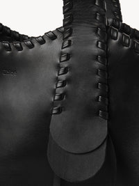 Sac cabas Mony en cuir - Black