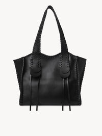 Sac cabas Mony en cuir - Black