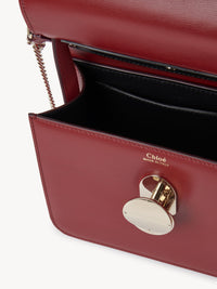 Petit sac à main Penelope en cuir - Rose Rouge