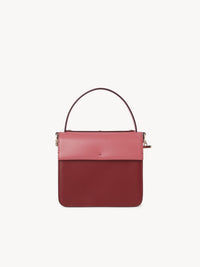 Petit sac à main Penelope en cuir - Rose Rouge