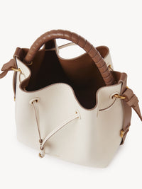 Sac seau Marcie en cuir - Misty Ivory