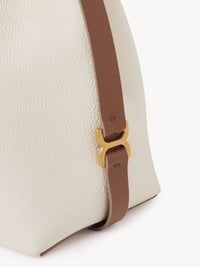 Sac seau Marcie en cuir - Misty Ivory