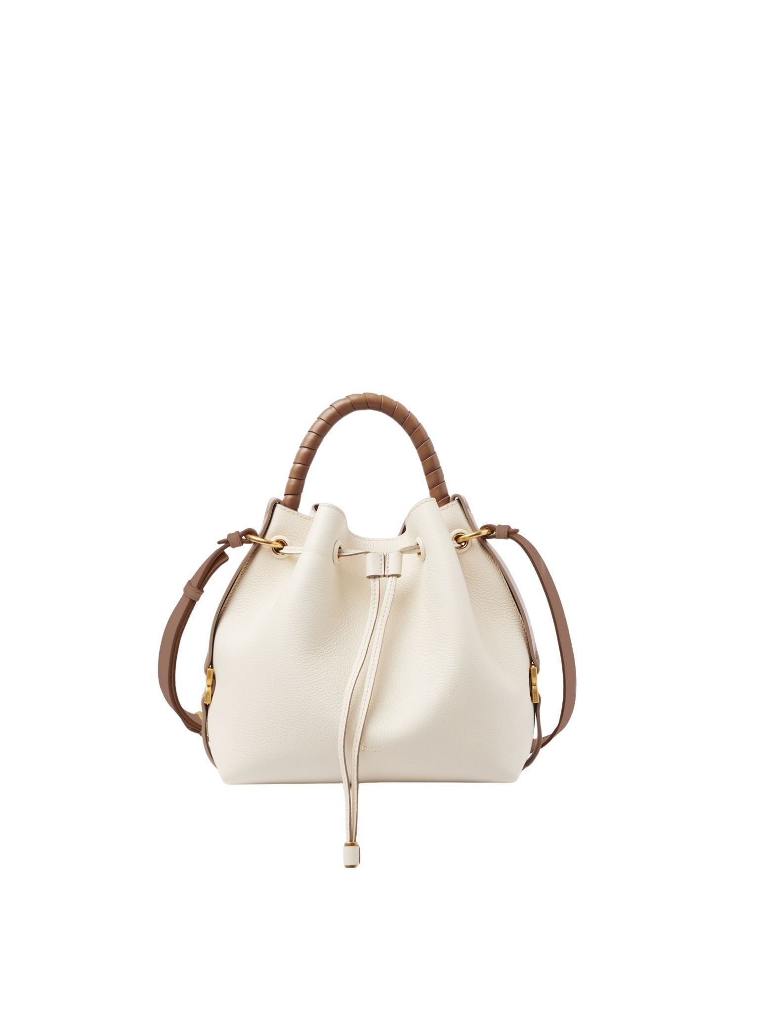Sac seau Marcie en cuir - Misty Ivory