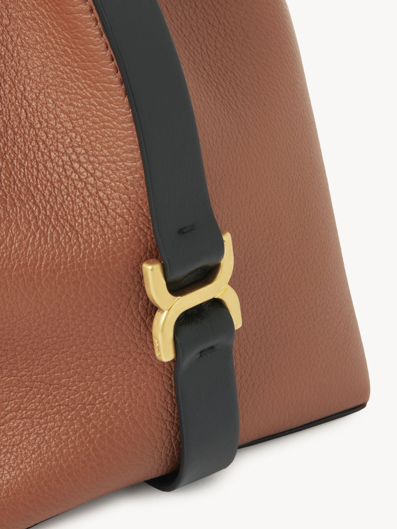 Sac seau Marcie en cuir - Bronzer