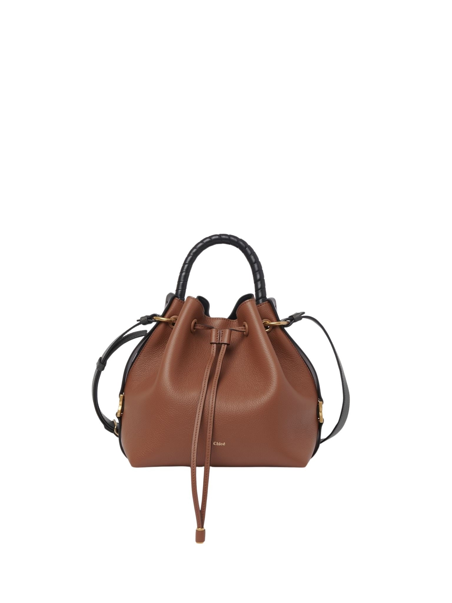 Sac seau Marcie en cuir - Bronzer