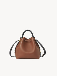 Sac seau Marcie en cuir - Bronzer