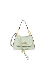 Mini sac Joan en cuir - Vert Pastel