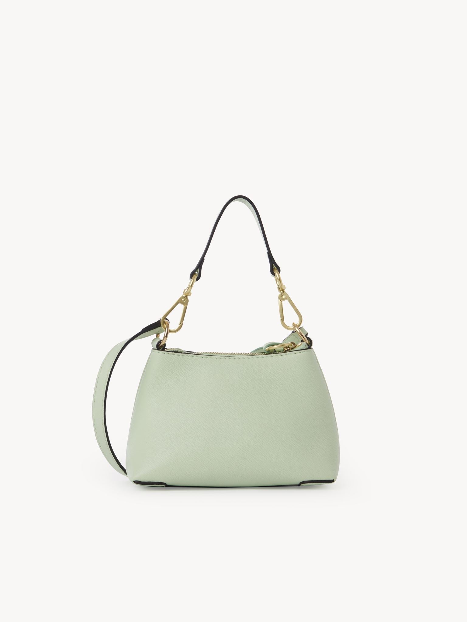 Mini sac Joan en cuir - Vert Pastel