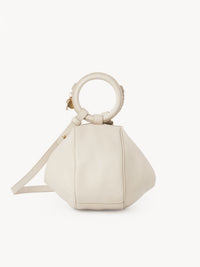 Sac Hana en cuir - Beige Ciment