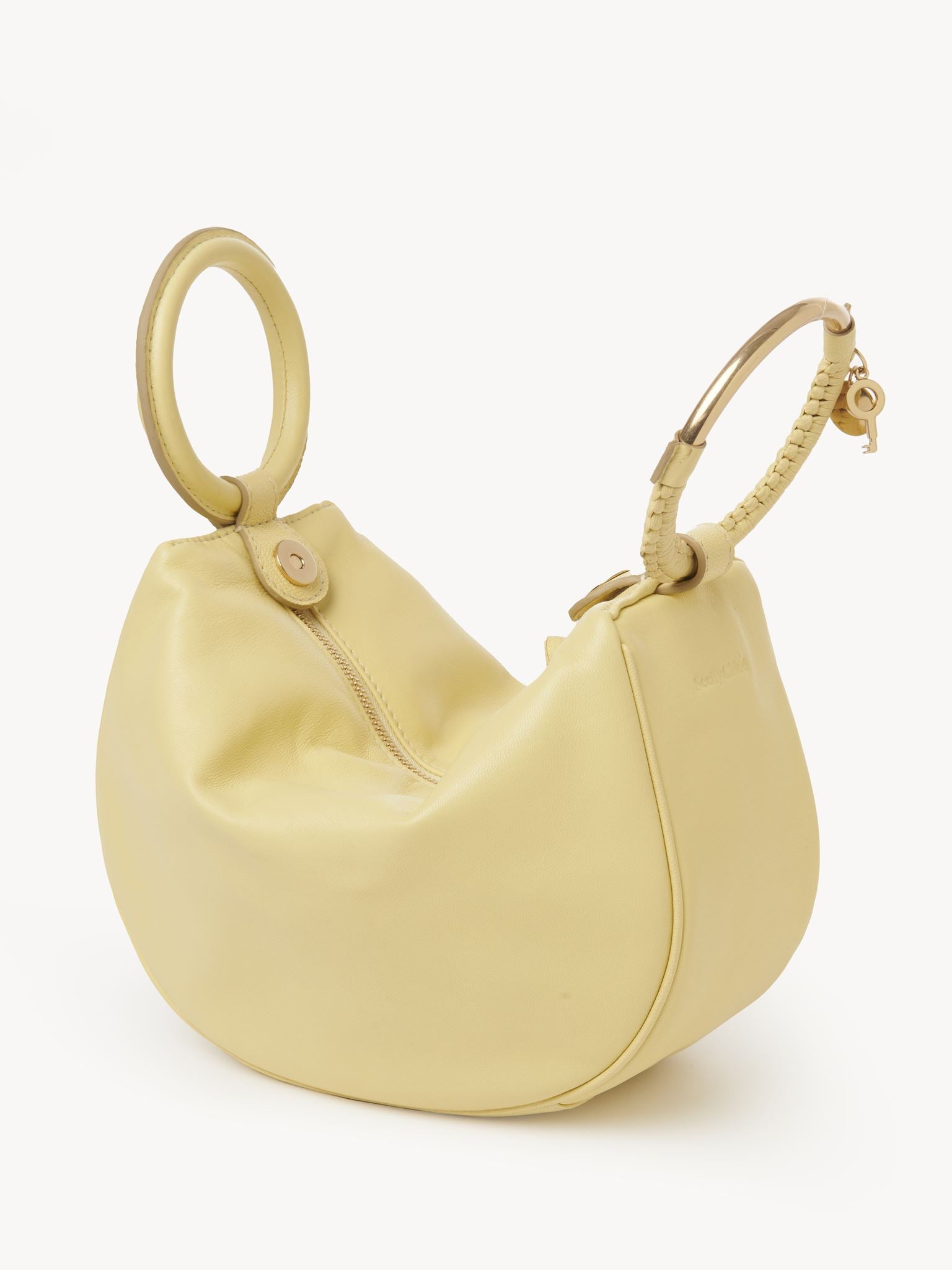Sac Hana en cuir - Jaune Pur