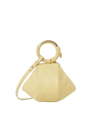 Sac Hana en cuir - Jaune Pur