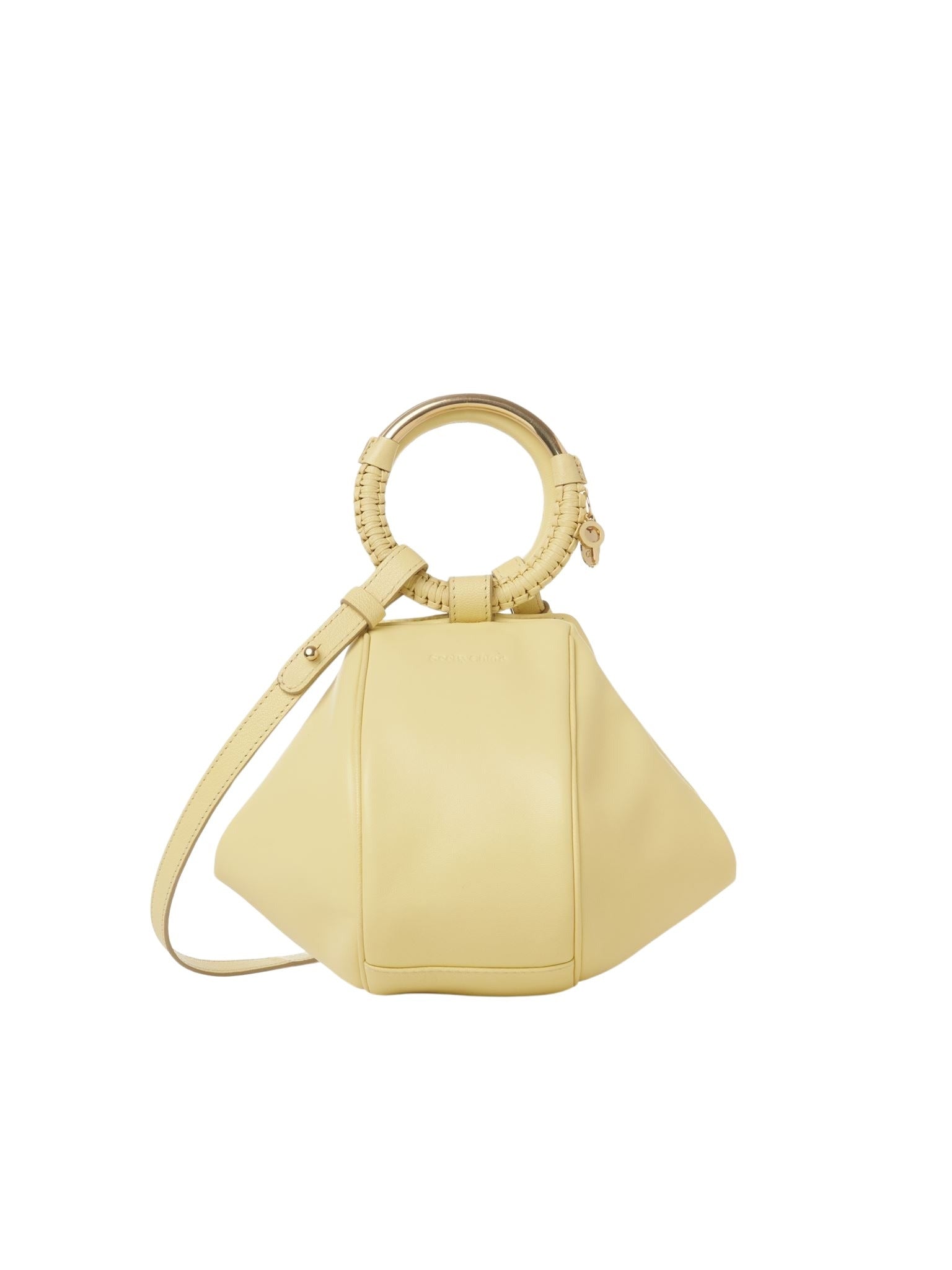 Sac Hana en cuir - Jaune Pur