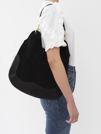 Sac cabas Hana en cuir - Noir