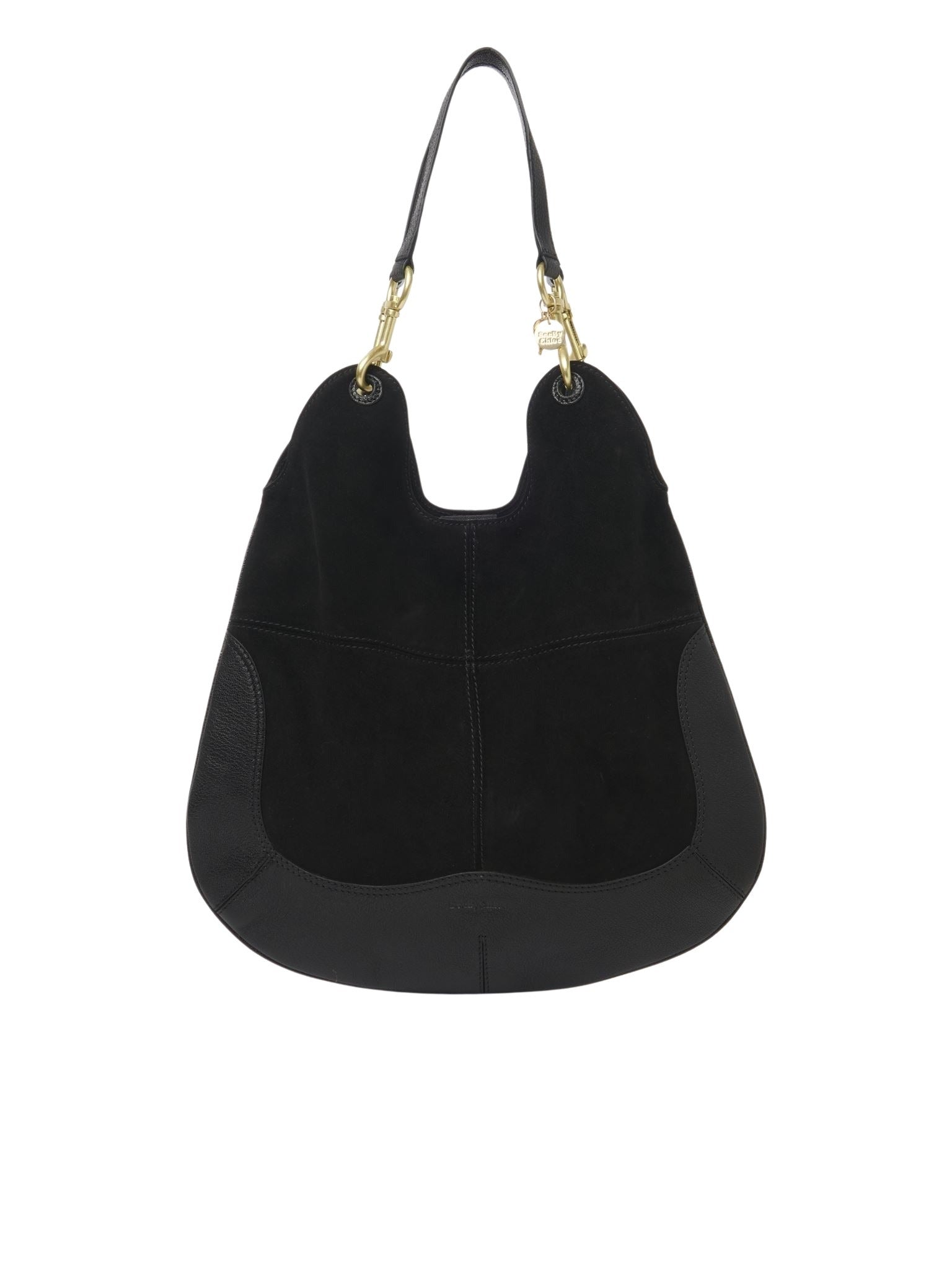 Sac cabas Hana en cuir - Noir