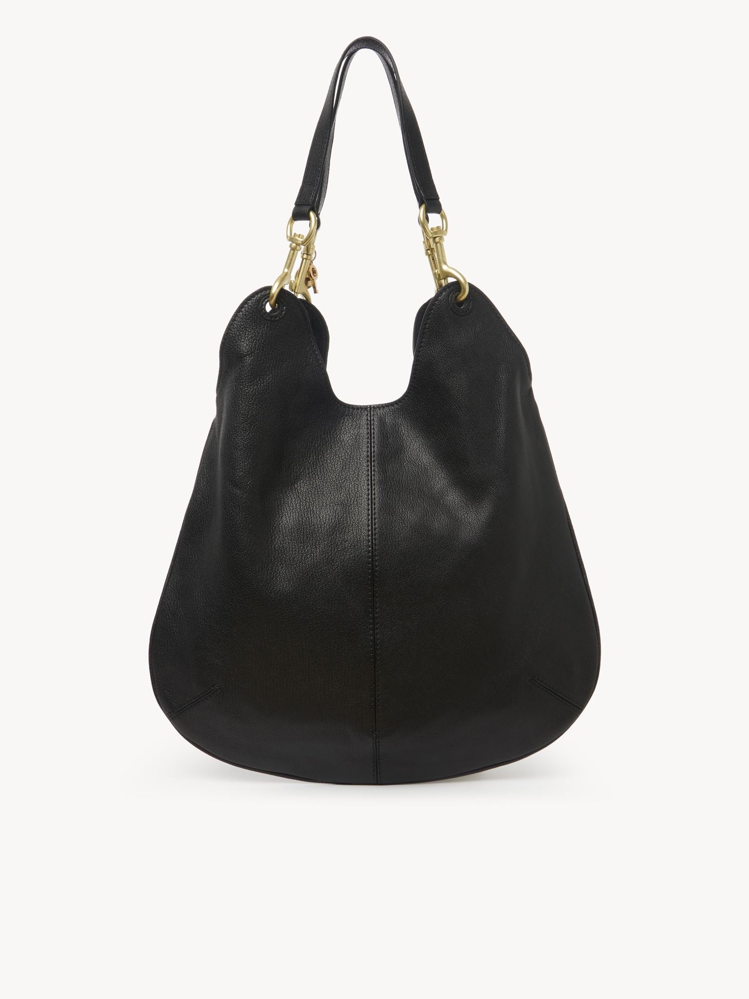 Sac cabas Hana en cuir - Noir