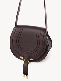 Petit sac porté épaule Marcie en cuir - Deep Violine