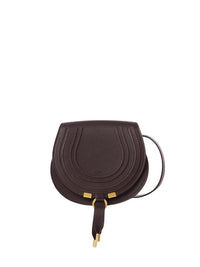 Petit sac porté épaule Marcie en cuir - Deep Violine