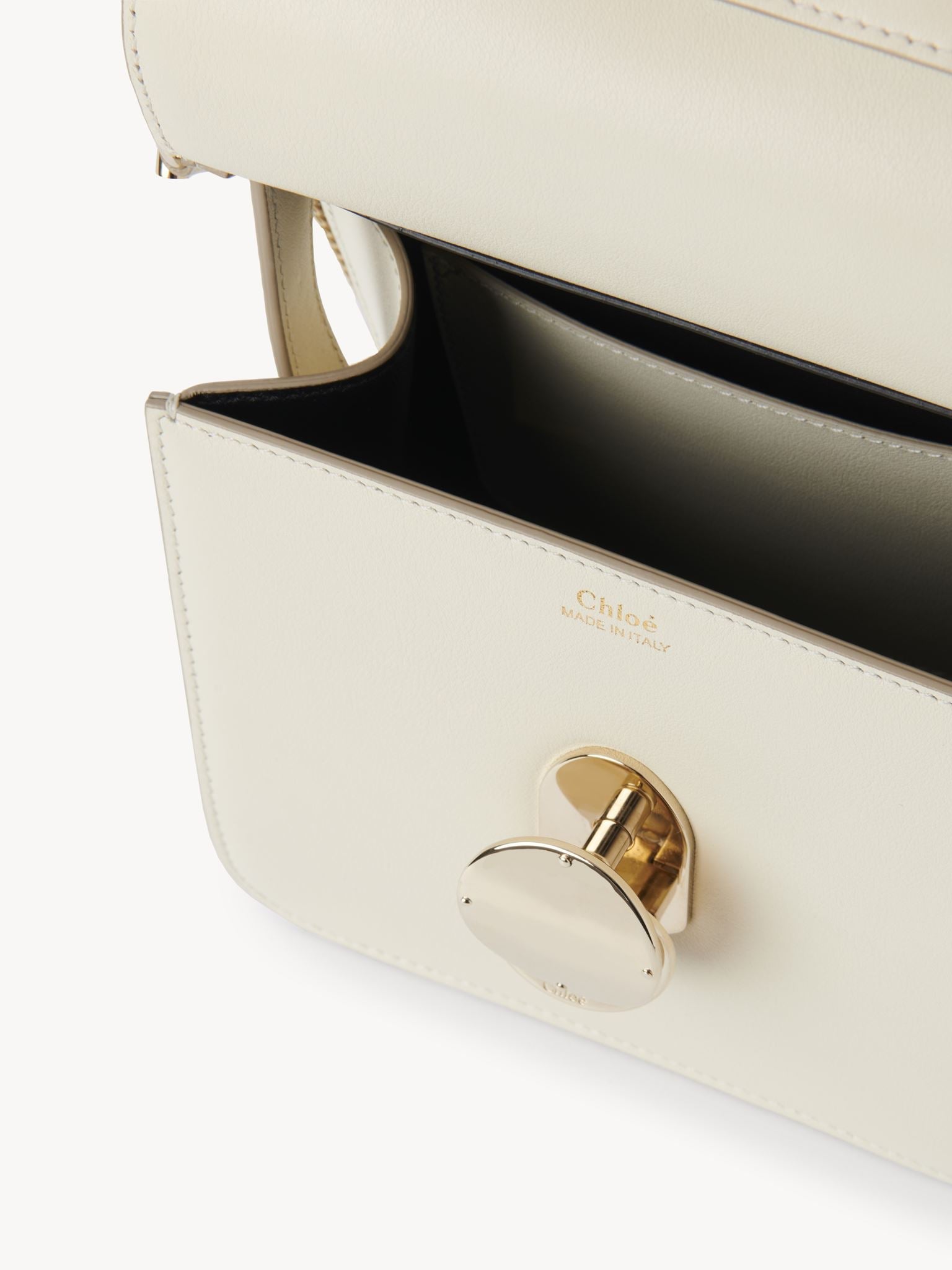 Petit sac à main Penelope en cuir - Misty Ivory