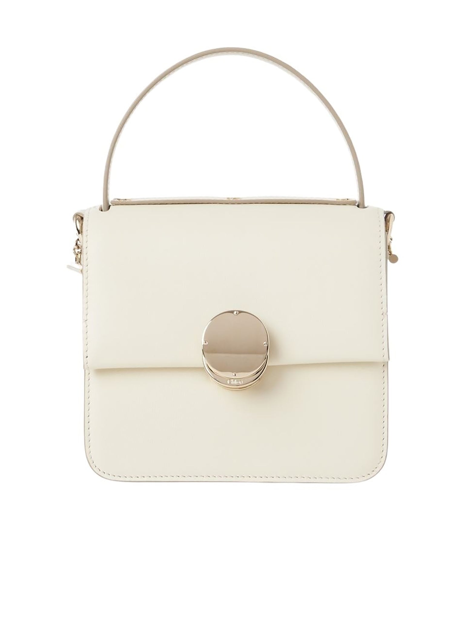 Petit sac à main Penelope en cuir - Misty Ivory