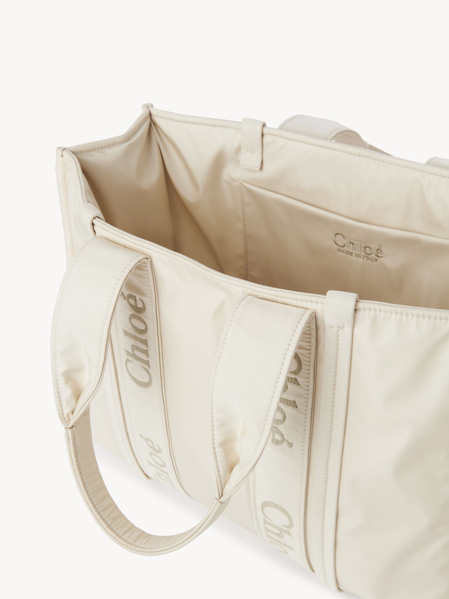 Grand sac cabas Woody - Dusty Ivory