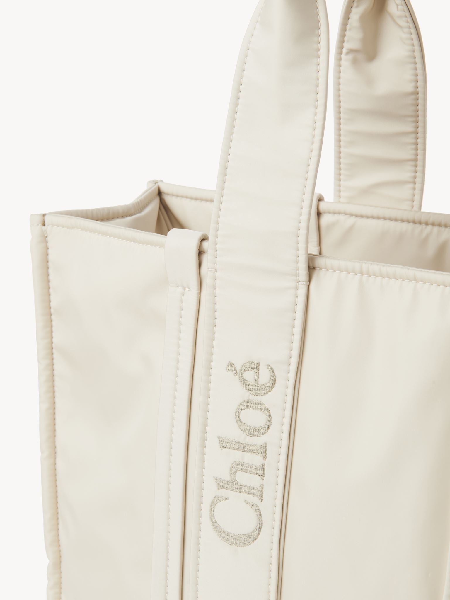 Grand sac cabas Woody - Dusty Ivory