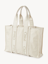 Grand sac cabas Woody - Dusty Ivory