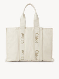 Grand sac cabas Woody - Dusty Ivory