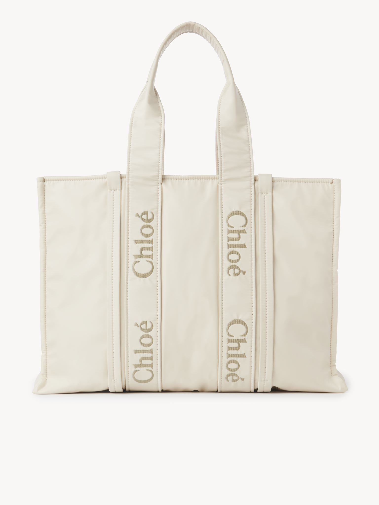Grand sac cabas Woody - Dusty Ivory